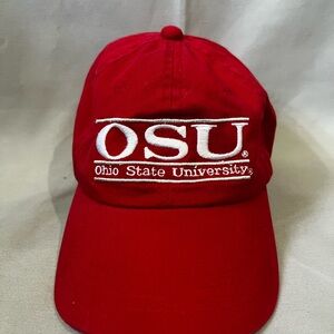 OSU Ohio State University Buckeyes 7 3/8 Fitted Hat Made By The Game 2 Bar